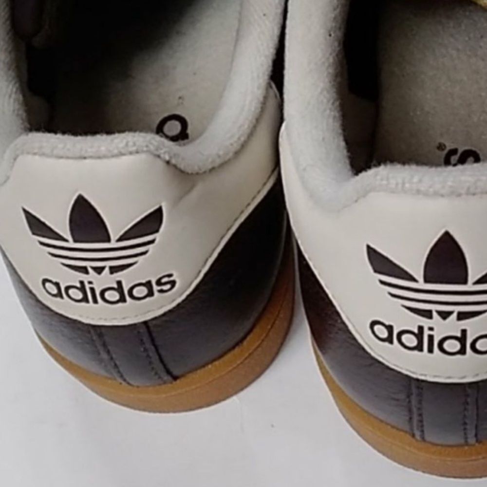 VTG, 2005 Classic Retro Adidas Chocolate Brown and Cream Sneakers Size 9.5US - Picture 7 of 10